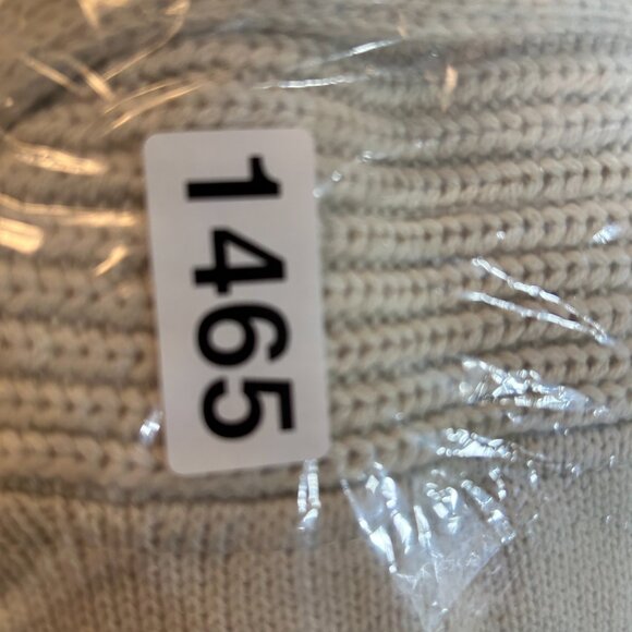 Roundtree & Yorke cable Knit Cardigan leather Button Sweater Cream Mens XL brown - Picture 10 of 11